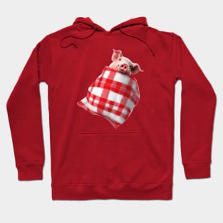 Funny Festive Pigs in Blankets Christmas Pun 3 Hoodie